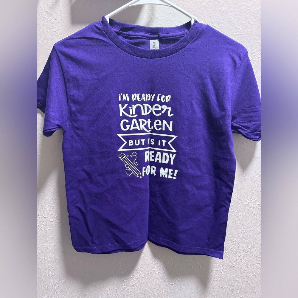 One of a kind ! Purple Kids T-Shirt Kindergarten Design